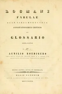 Locmani fabulae quae circumferuntur