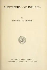 Cover of A century of Indiana