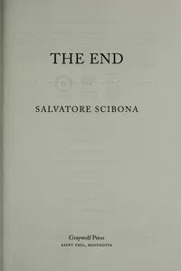Capa de The End