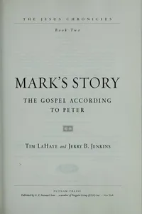 Cover of Mark's story by Tim F. LaHaye