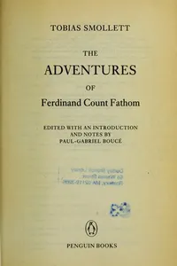 The adventures of Ferdinand Count Fathom