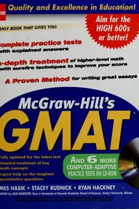 Cover of McGraw-Hill's GMAT