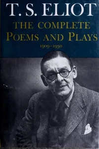 Capa de The complete poems and plays, 1909-1950 por T. S. Eliot