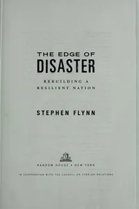 The edge of disaster