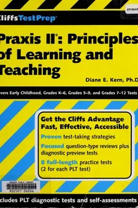 Capa de CliffsTestPrep Praxis II