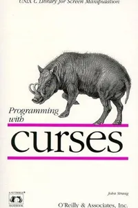 Capa de Programming with curses