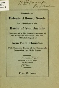 Biography of Private Alfonso Steele