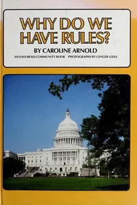 Cover of Why do we have rules? by Caroline Arnold