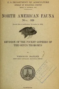 Revision of the pocket gophers of the genus Thomomys