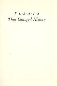 Plants that changed history
