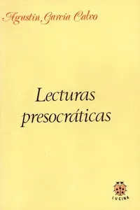 Lecturas presocráticas