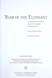 Cover of Year of the elephant
