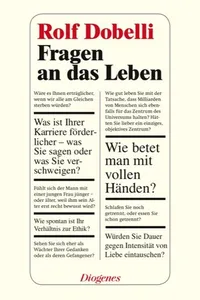 Capa de Fragen an das Leben por Rolf Dobelli