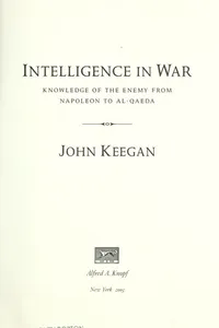 Intelligence in War