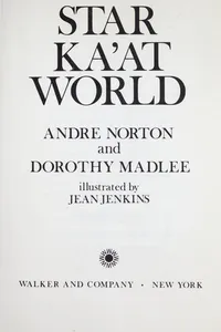 Capa de Star Ka'at World por Andre Norton