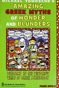 Capa de Michael Townsend's amazing Greek myths of wonder and blunders