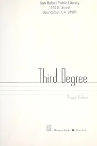 Capa de Third Degree