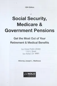 Social security, Medicare & government pensions