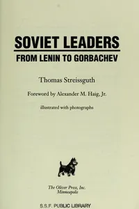 Soviet leaders from Lenin to Gorbachev