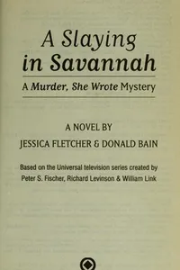 Cover of A slaying in Savannah by Donald Bain