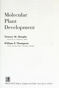Molecular plant development