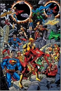 Capa de Crisis on Infinite Earths por Marv Wolfman