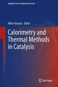 Calorimetry And Thermal Methods In Catalysis