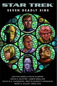 Capa de Star Trek - Seven Deadly Sins por Greg Cox