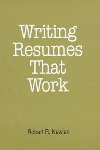 Writing resumes that work