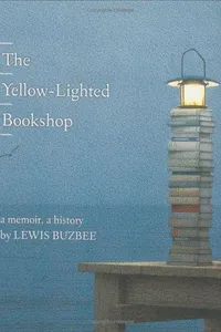 The yellow-lighted bookshop