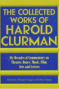 The collected works of Harold Clurman