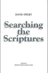 Searching the Scriptures