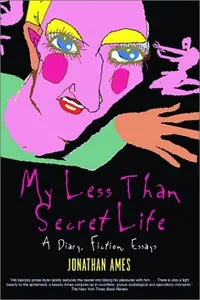Capa de My less than secret life por Jonathan Ames