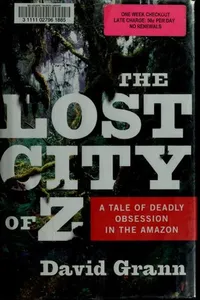 Capa de The Lost City of Z por David Grann