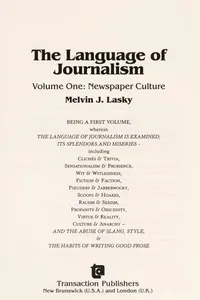 The language of journalism