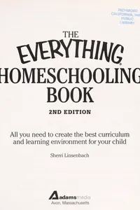The everything homeschooling book