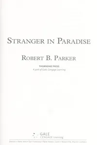 Stranger in Paradise (Jesse Stone)