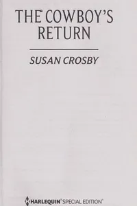 The cowboy's return