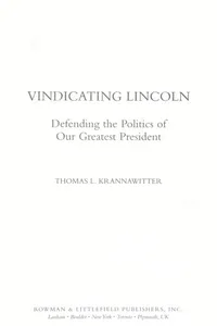 Vindicating Lincoln