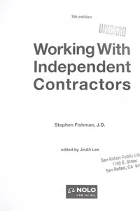Working with independent contractors
