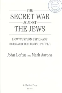 Secret war against the Jews