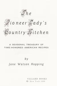 The pioneer lady's country kitchen