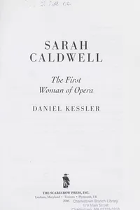 Sarah Caldwell