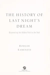 Cover of The History of Last Night's Dream