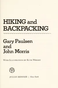 Hiking and backpacking