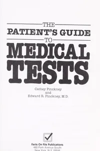 The encyclopedia of medical tests