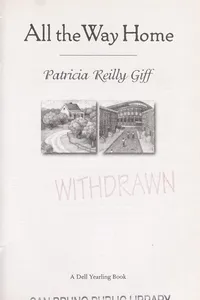 Cover of All the way home