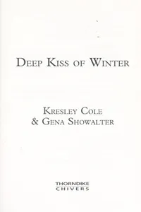 Deep kiss of winter (Immortals After Dark Book 8)