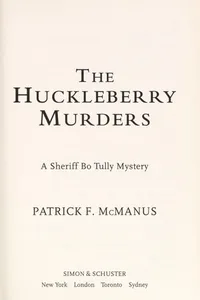 The huckleberry murders