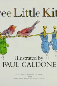 Capa de Three little kittens